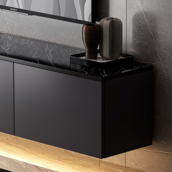 Hanah Home Soporte para TV Neon Illuminated - Antracita